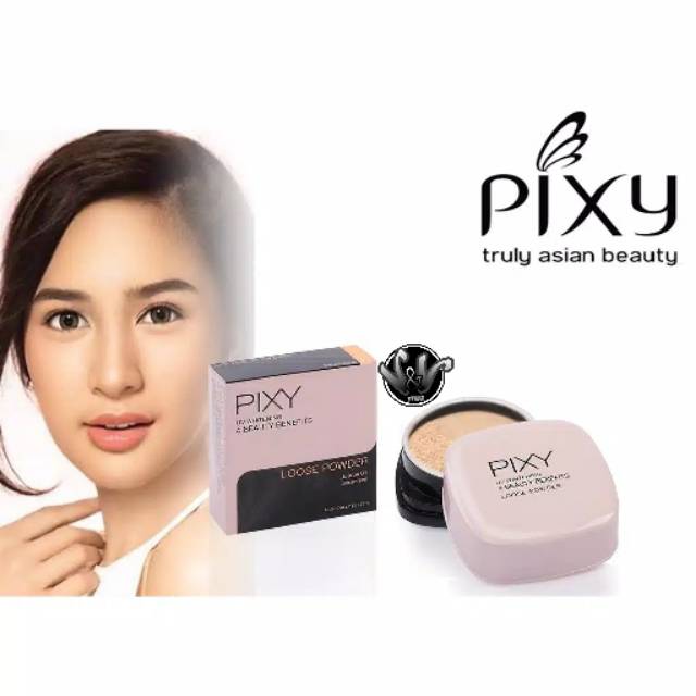 PIXY UV WHITENING 4 BEAUTY BENEFIT LOOSE POWDER/ PIXY/ BEDAK/ BEDAK TABUR/ KOSMETIK WAJAH / MAKE UP