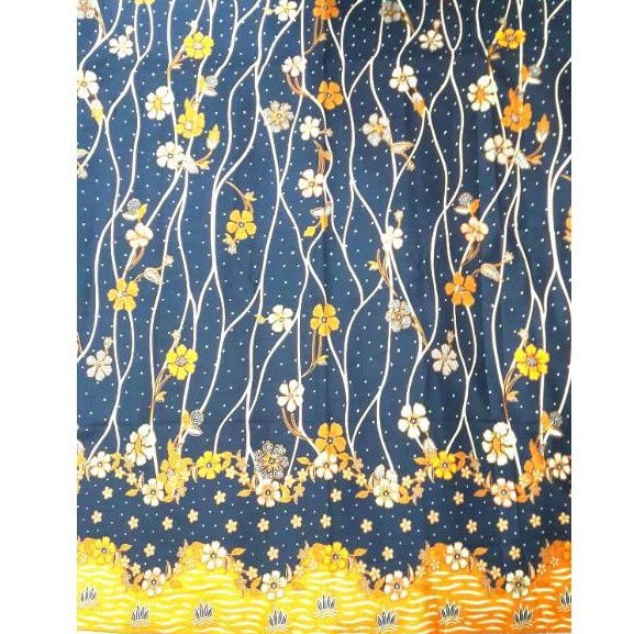 Batik Santoso Hitam manis motif rambat hitam