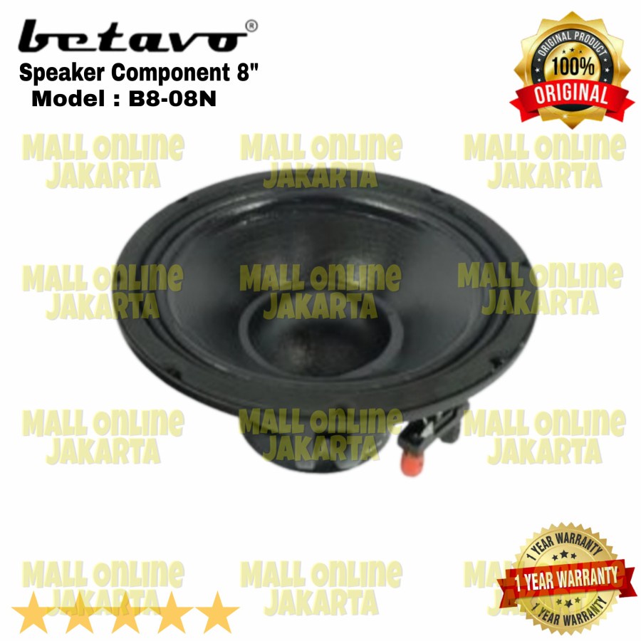 Speaker Komponen 8 Inch Betavo B808N Original Component B8 08N B 808N
