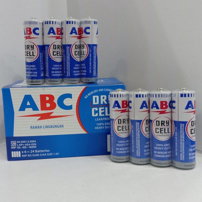 Baterai ABC tipe AAC 1.5V Harga Satuan