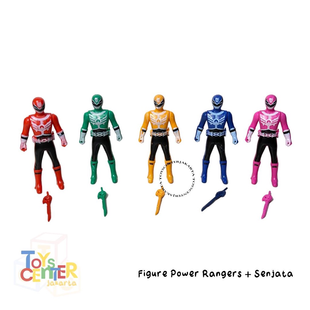 ozihouse - MAINAN MURAH POWER RANGERS FIGUR SUPER HERO GROUP
