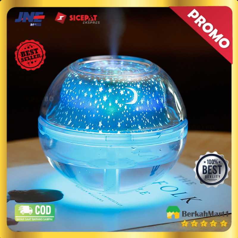 Taffware HUMI Humidifier LED Night Projection Lamp 500ml - HUMI H99