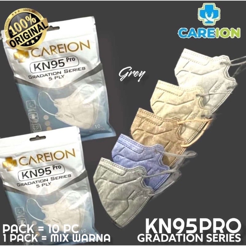 Masker Care Ion Mouson KN95 Pro Mix Gradasi