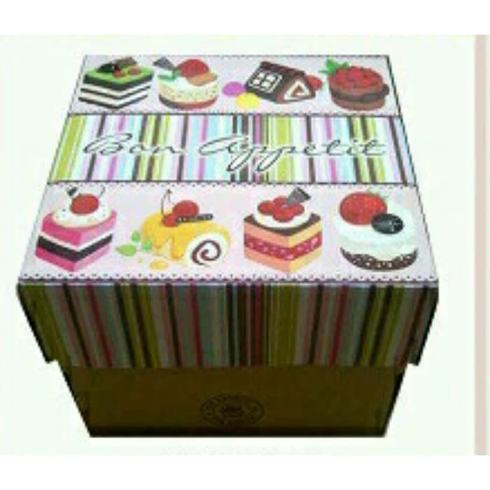 

Terjual DUS KUE CANTIK 22X22X18 SATUAN / CAKE BOX TINGGI / KSI222218 Bagus