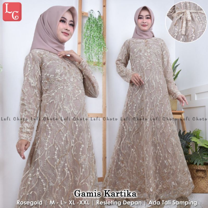 FASHION WANITA | GAMIS TULLE KARTIKA | GAMIS PESTA | BY LC