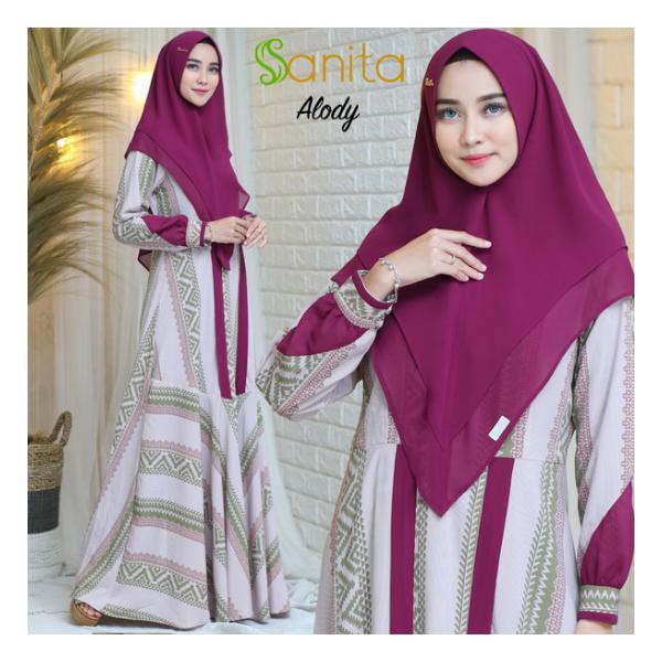 ALODY XL set gamis syari by SANITA
