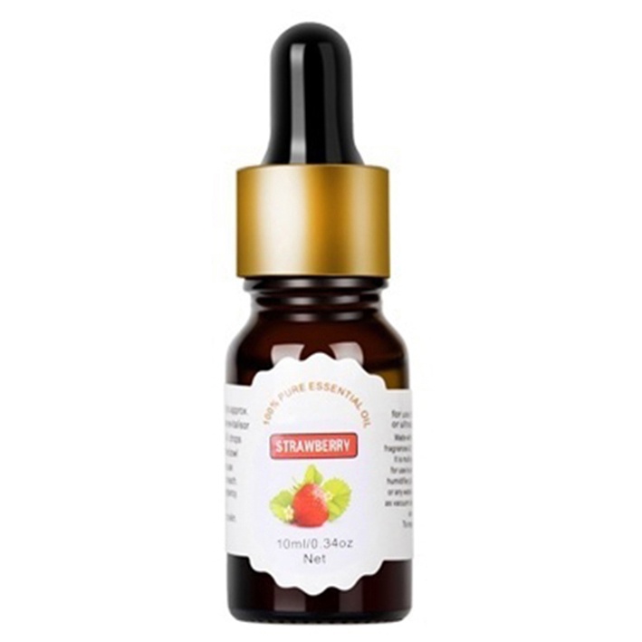 (MAINANKYU) Overview of Taffware HUMI Water Soluble Pure Essential Oils Minyak Aromatherapy Diffusers 10ml Strawberry - TSLM2