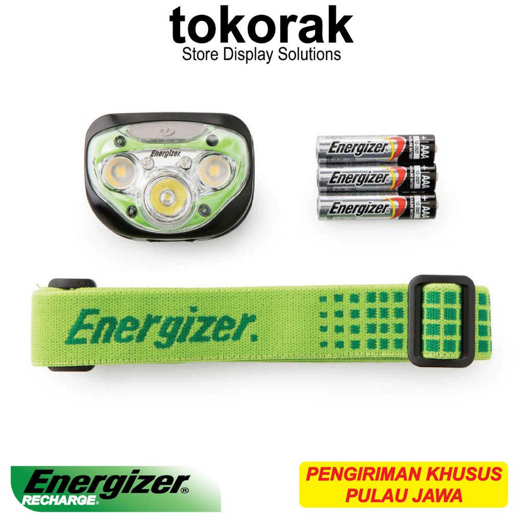 SENTER KEPALA 350 LUMENS ENERGIZER - HEADLAMP - SENTER CAMPING