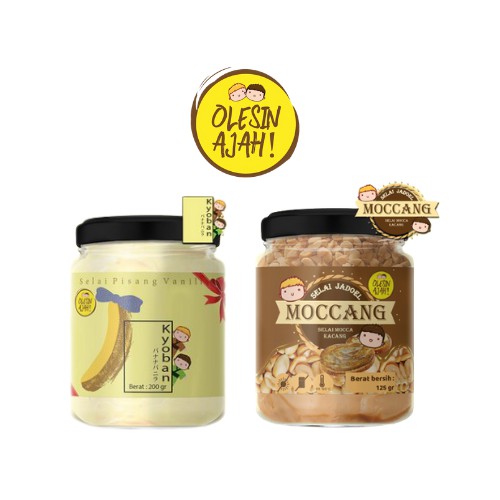 

Promo OlesinAjah Selai Kyoban 200Gr + Moccang 200Gr