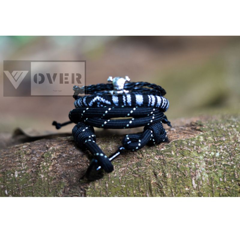 Termurah Gelang Pria/ Gelang Tali Paracord / Gelang Tenun / Gelang Kulit