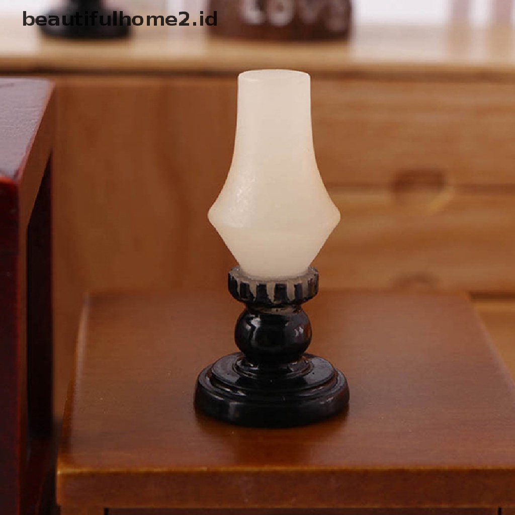 (beautifulhome2.id) Miniatur Tempat Lilin Skala 1: 12 Untuk Aksesoris Rumah Boneka