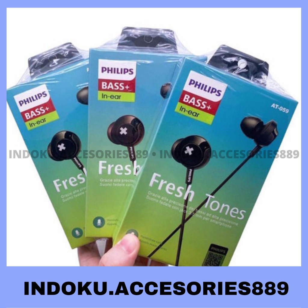 Headset Philips AT-059 Fresh Tones BASS+ In-ear