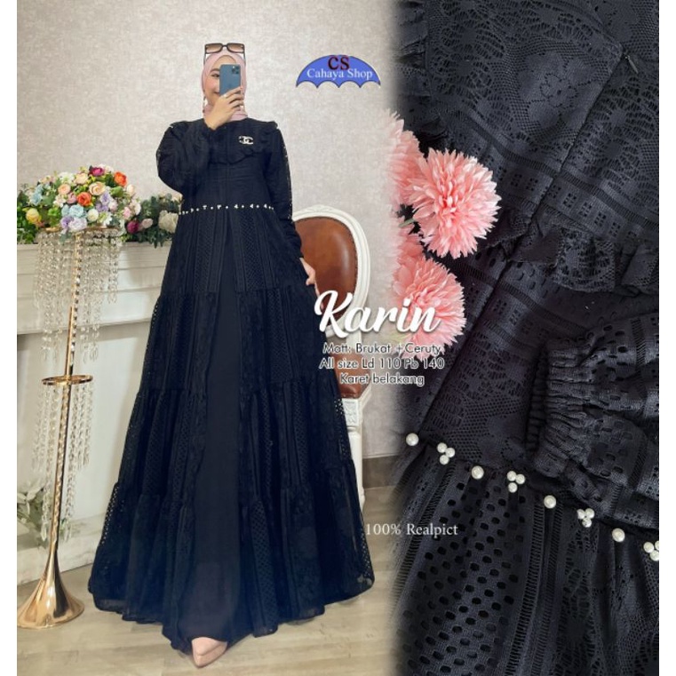KARIN DRESS BROKLAT MAXY / DRESS KONDANGAN WANITA