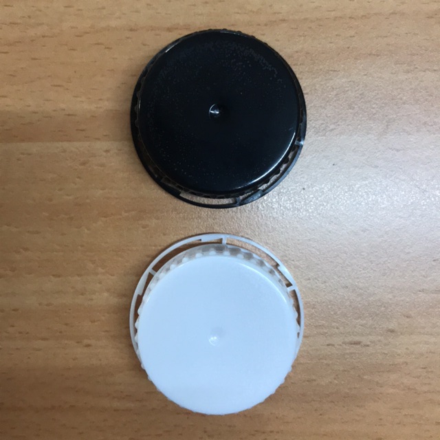 Tutup Botol 500mL / 1 Liter / Jerigen Dirigen Kotak 1L Putih Hitam + Plug Dalam