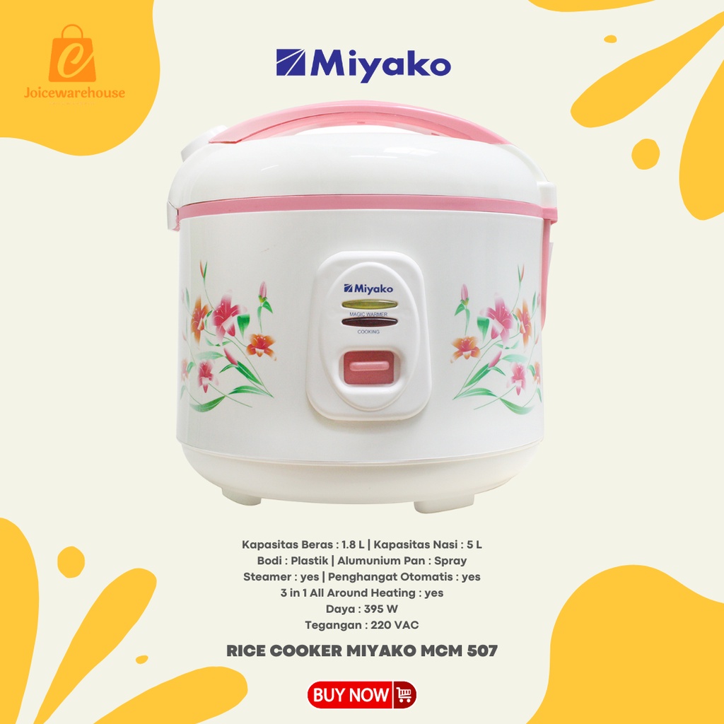 MAGIC COM / magicom / RICE COOKER MIYAKO MCM 507 PROMO MURAH