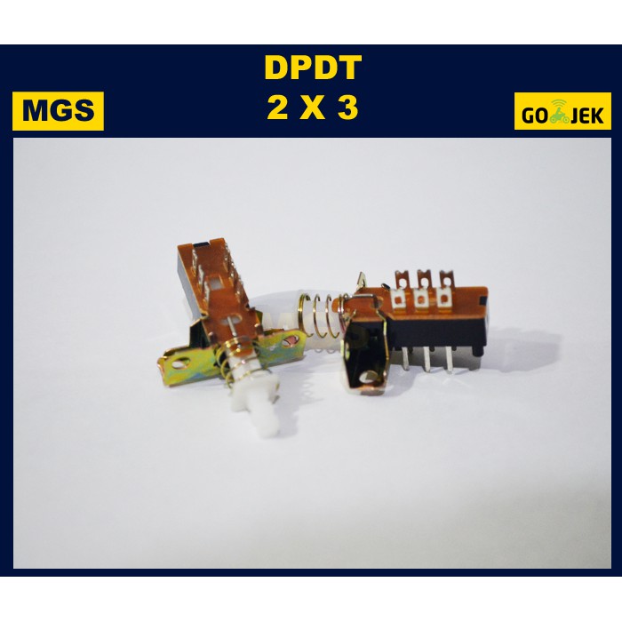 4Pcs DPDT 2 X 3 DPDT 6 PIN