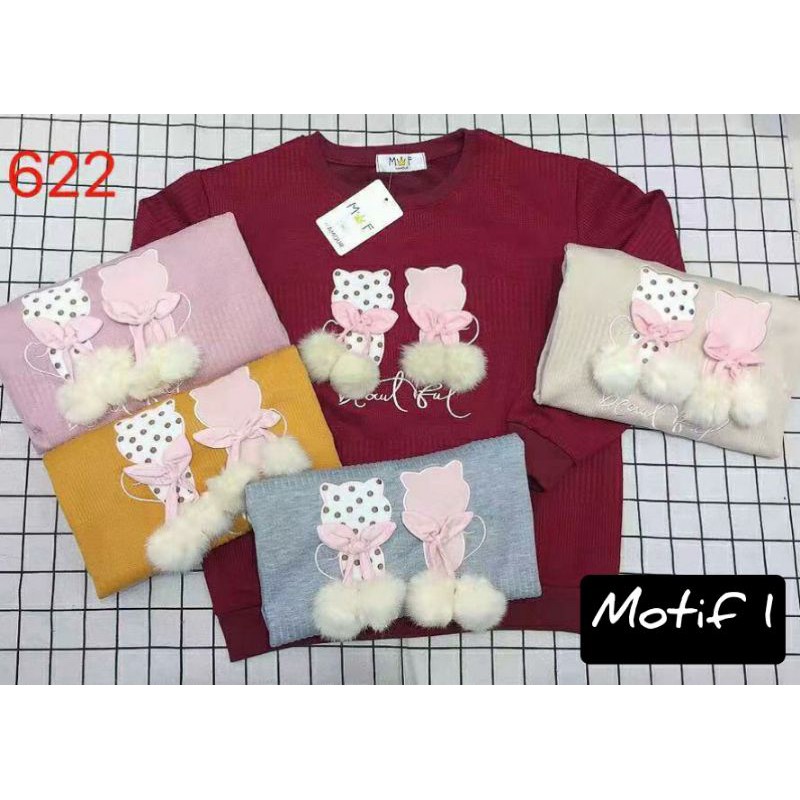 Kaos Rajut Import MF/Kaos Rajut Import MF Pom-pom