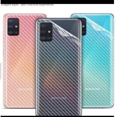 SKIN KARBON BELAKANG SAMSUNG S10/S10+/S10 LITE/A91