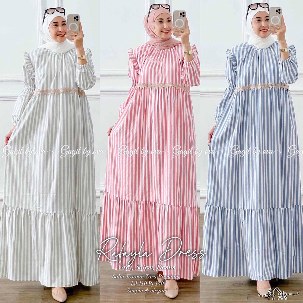 RAFAYLA DRESS GAMIS ORI BY GAGIL