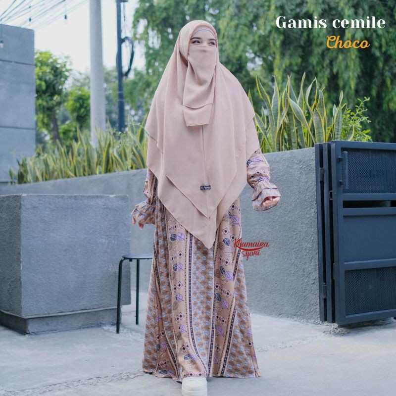 Gamis Cemile Homedress daily Cemile by khumaira syar'i