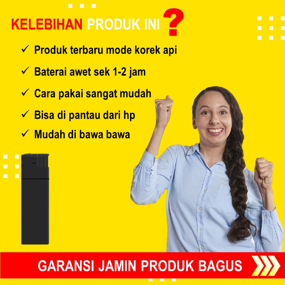 KAMERA PENGINTAI KECIL CCTV MINI TERSEMBUNYI TANPA KABEL SPYCAM SPY CAMERA BENTUK KOREK IP HIDDEN CAMERA MINI WIRELESS OUTDOOR BENTUK LIGHTER K6 BISA DI PANTAU DARI HP BLUETOOTH MURAH ALAT KEAMANAN RUMAH HOME SECURITY JS88