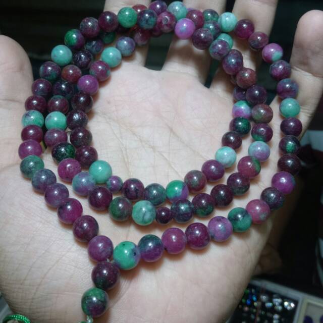 Tasbih batu ruby tanzania