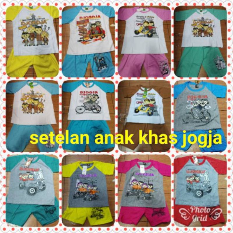 SETELAN ANAK KHAS JOGJA/KAOS ANAK /KAOS/OLEH OLEH JOGJA/PRIA/WANITA/DISTRO/ANAK/OVERSIZE/LAKI LAKI/PEREMPUAN/LAKI LAKI IMPORT//[EREMPUAN IMPORT