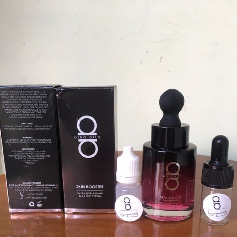 Alha alfa skin booster serum share in bottle