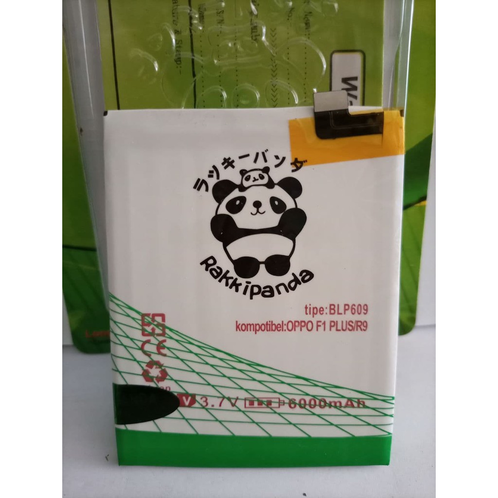 Baterai Oppo BLP609 OPPO F1 PLUS / R9 Rakkipanda Dobel IC Power