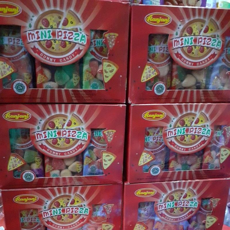 PERMEN YUPI MINI PIZZA/1 bok isi 30 pcs