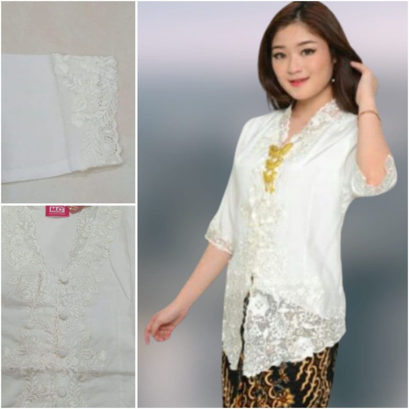 Kebaya Senada Encim Katun Import Lapis hi Jumbo Import