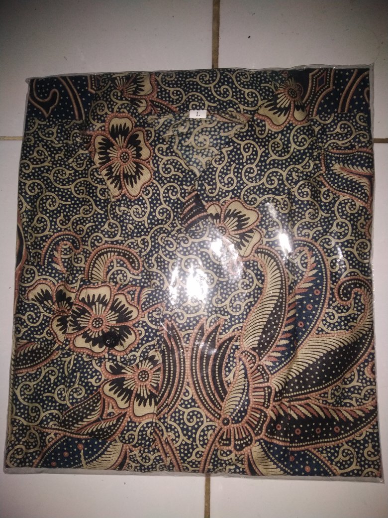 Size M L Xl Bisa Cod Bswart Batik Hrb026 Kenongo Hem Pendek Padi Pekalongan M L Xl Batik Pria Murahl