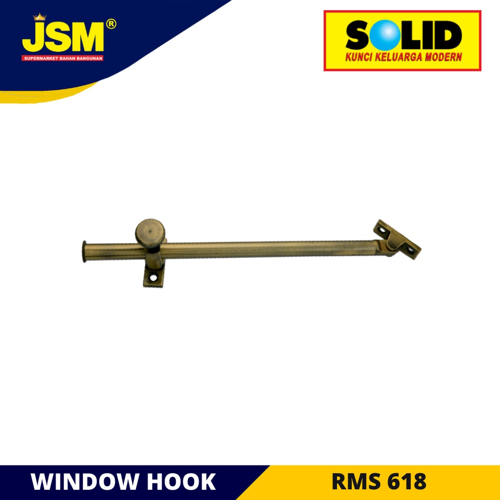 Solid Window Hook / Lamskar Ramskar Penahan Jendela RMS 618