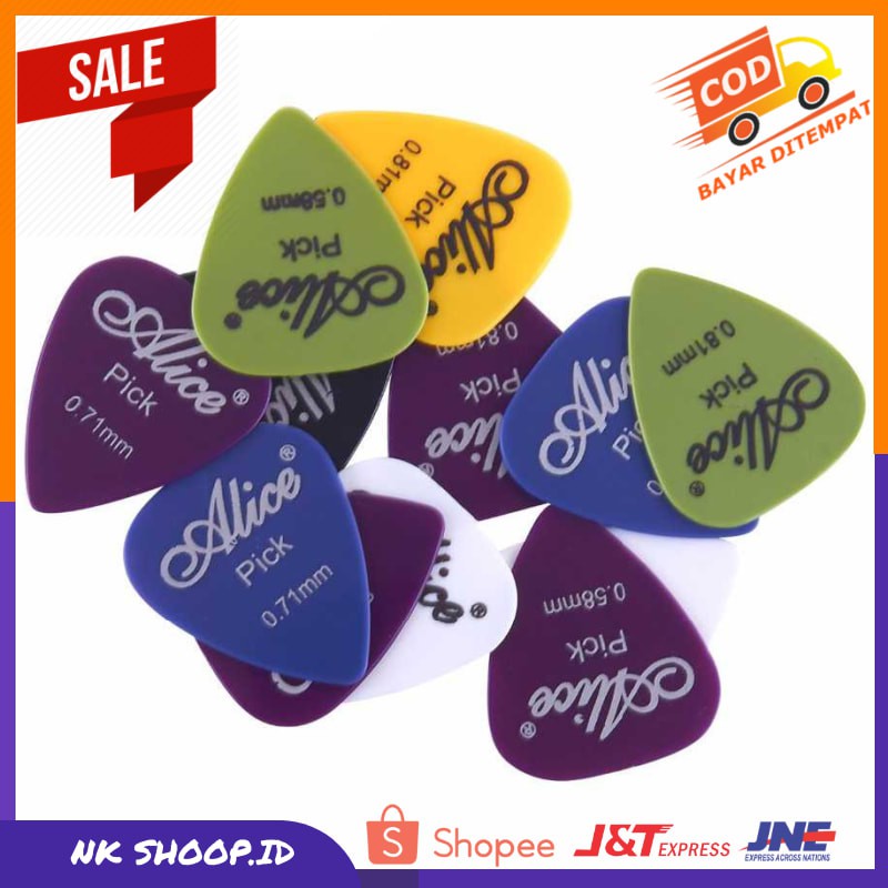 Pick Gitar Guitar Akustik / Pik Gitar Alice isi 12 Pcs