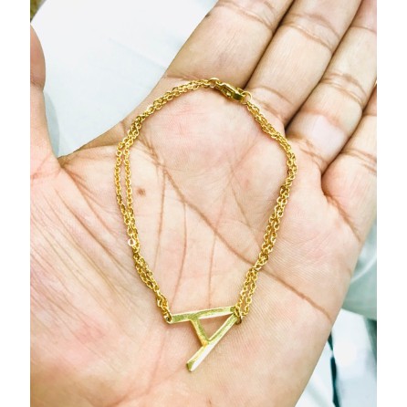 Gelang inisial gelang alphabet gelang huruf titanium gelang titanium gelang nama gelang wanita