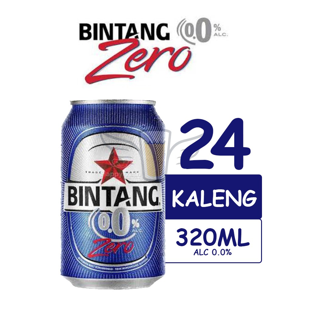 

Bintang Zero 320ml - karton isi 24 kaleng