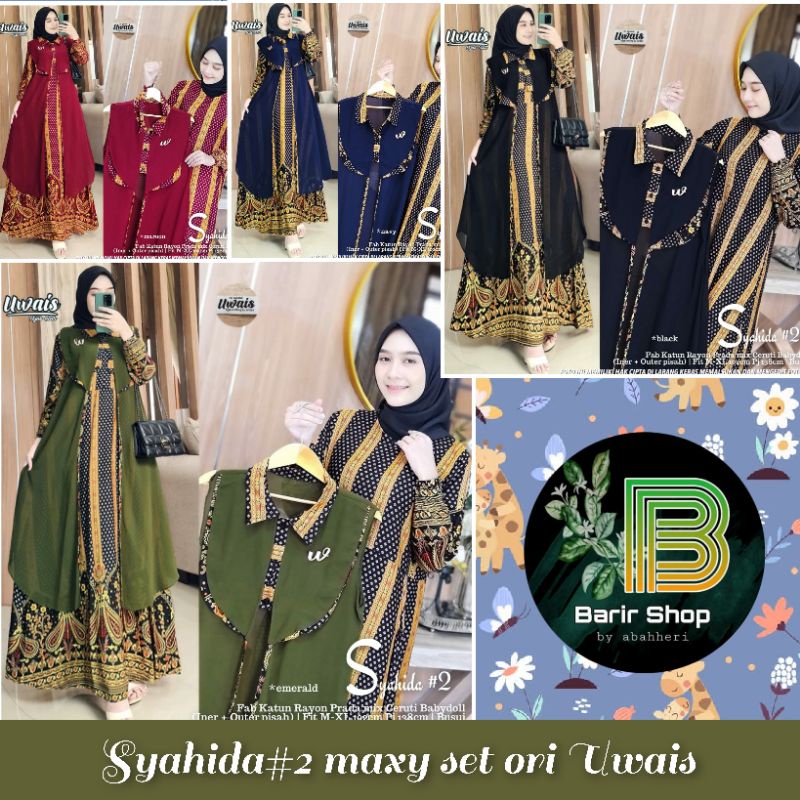 [Ready stok] Ramita +Syahida 1 2 maxy set ori Uwais