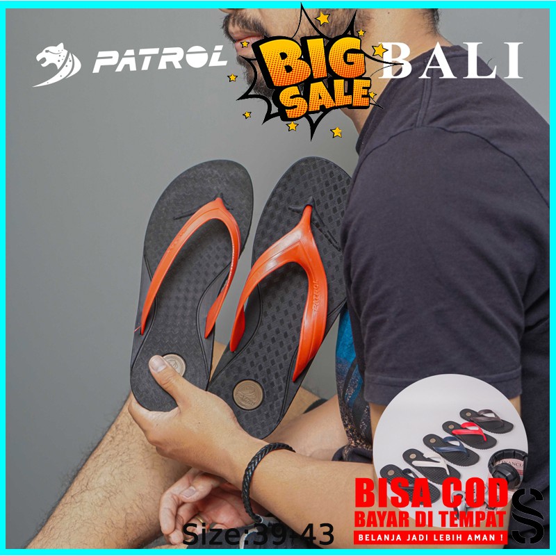 Patrol Bali Sendal Hype Flip Flops Sendal Jepit Pria Casual