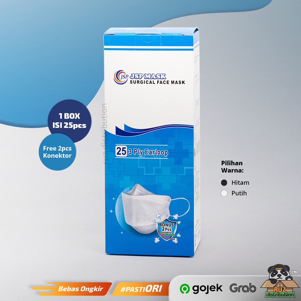 Masker Medis Duckbill KF94 JSP MASK 3 ply isi 25pcs