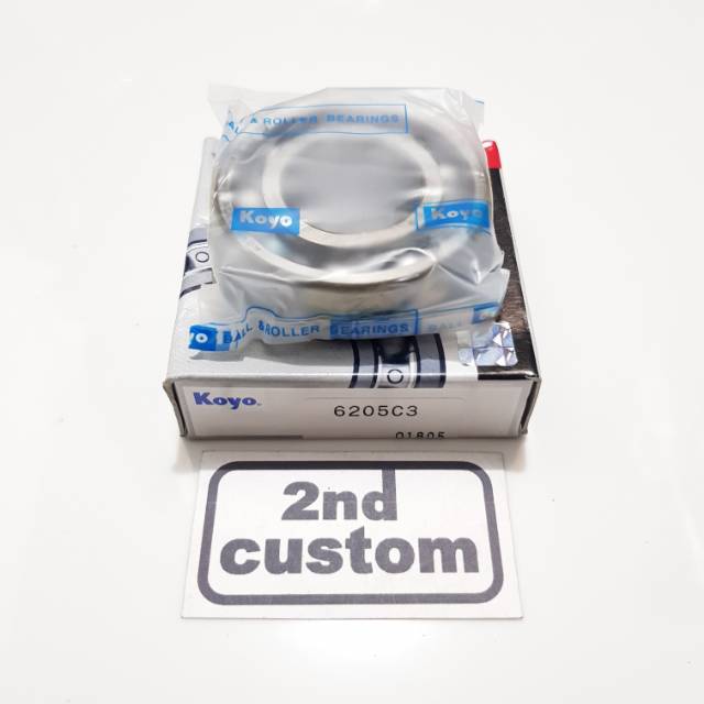 Bearing Koyo 6205 C3 laher kruk as kiri Ninja R RR ZX KR 125 Z 125Z F1ZR FIZR kanan skf ntn fag c4