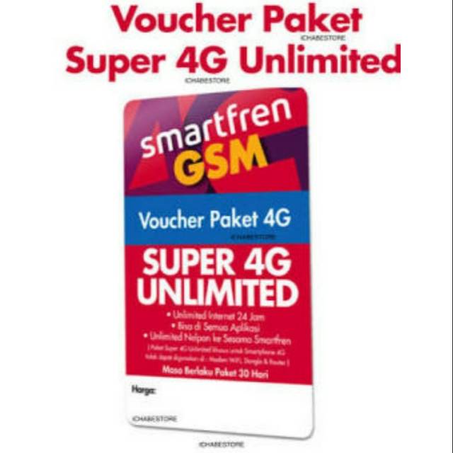 Voucher paket smartfren unlimited