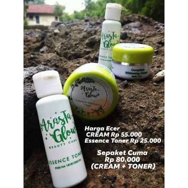 Arasta Glow /Arasta Glow Complete BERBPOM RESMI