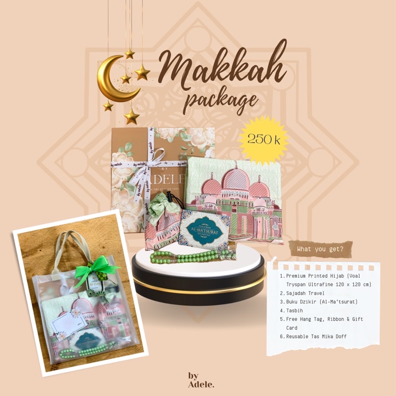 

Hampers Lebaran | Personalized Hijab dan Mukena Set