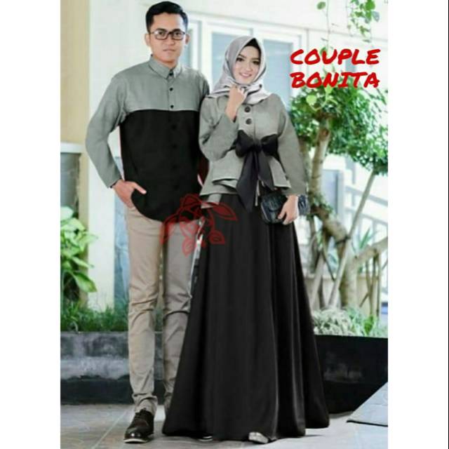 Baju muslim couple / couple lebaran / couple muslim murah