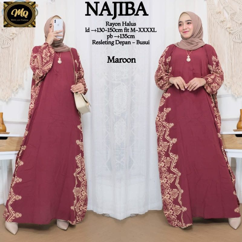 TERBARU GAMIS SUPER JUMBO BUSUI BAHAN RAYON SUPER