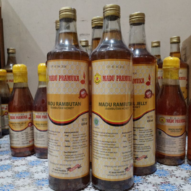 

Madu Pramuka Madu Rambutan 650 ml (1 Pcs)