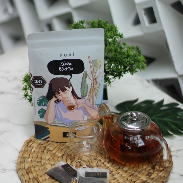 

Classic Black Tea | Puri Tea Shop | Teh dalam kemasan [ 20 tea bags ]