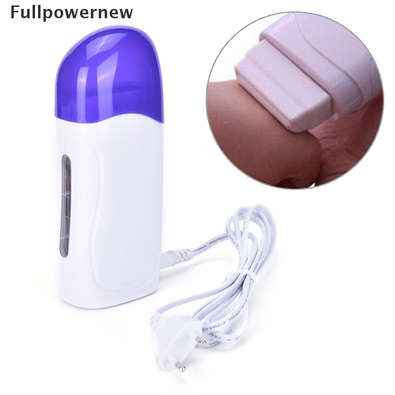 [FULL] Roll On Depilatory Wax Heater Salon Waxing Hot Cartridge Hair Removal Warmer Set