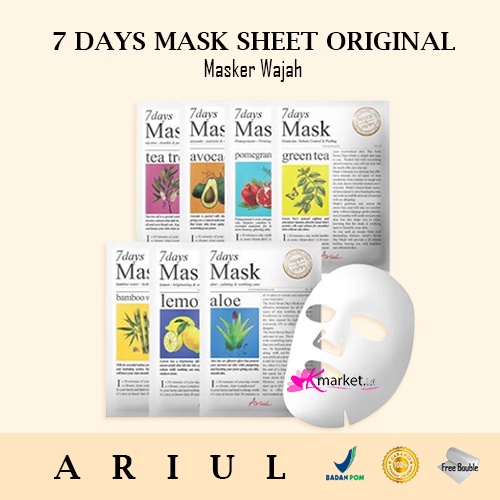 [BPOM] Ariul 7 Days Mask Sheet Original