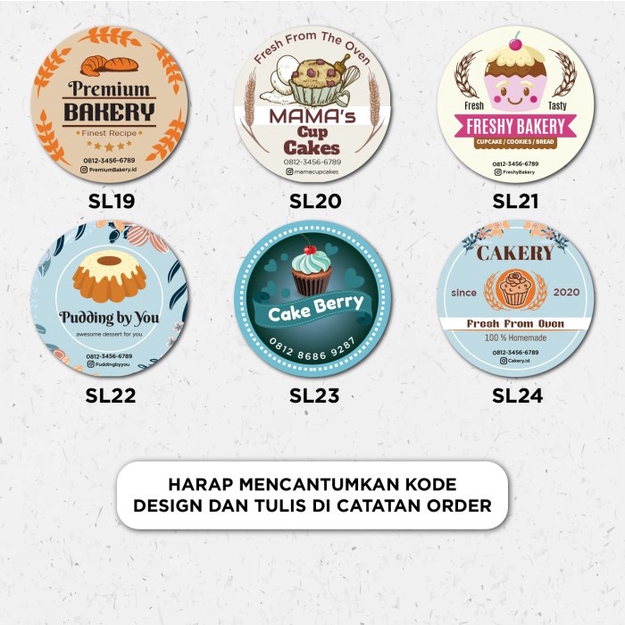 

PEREKAT-PENGIKAT- CETAK STICKER LABEL MAKANAN MINUMAN KEMASAN PRODUK / STIKER VINYL A3 - 3X3